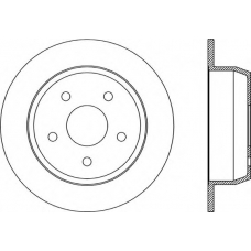 BDR1862.10 OPEN PARTS Тормозной диск