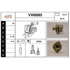 VW8095 SNRA Генератор