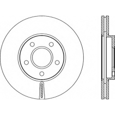 BDA2141.20 OPEN PARTS Тормозной диск