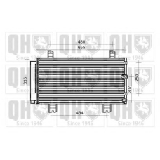 QCN654 QUINTON HAZELL Конденсатор, кондиционер