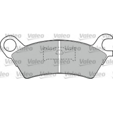 551692 VALEO Комплект тормозных колодок, дисковый тормоз