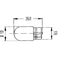 8GP 003 594-122 HELLA Галогенная