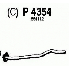 P4354 FENNO Труба выхлопного газа