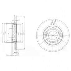 BG3695 DELPHI Тормозной диск