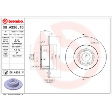 BS 7727 BRECO Тормозной диск