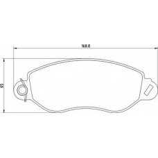 363700209107 MAGNETI MARELLI Комплект тормозных колодок, дисковый тормоз