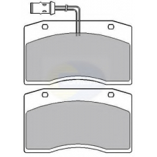 CBP9018/8 COMLINE Комплект тормозных колодок, дисковый тормоз
