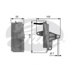 T43030 GATES Успокоитель, зубчатый ремень