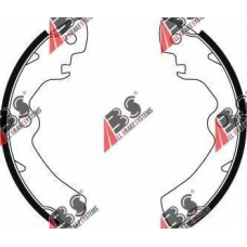 8593 ABS Комплект тормозных колодок