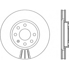 BDA1880.20 OPEN PARTS Тормозной диск