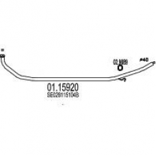 01.15920 MTS Труба выхлопного газа