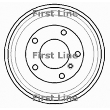 FBR728 FIRST LINE Тормозной барабан