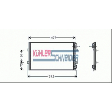 2720021 KUHLER SCHNEIDER Конденсатор, кондиционер