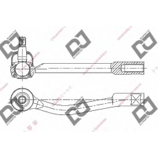 DE1433 DJ PARTS Наконечник поперечной рулевой тяги