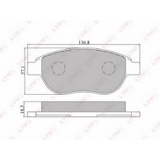 BD-2202 LYNX Тормозные колодки дисковые