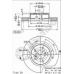 09.5673.14 BREMBO Тормозной диск