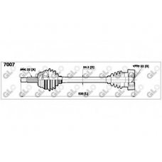 7007 GLO Приводной вал