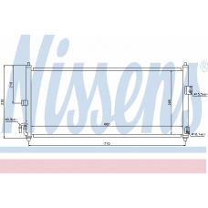94618 NISSENS Конденсатор, кондиционер