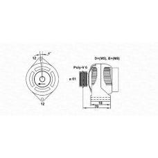 063377005010 MAGNETI MARELLI Генератор