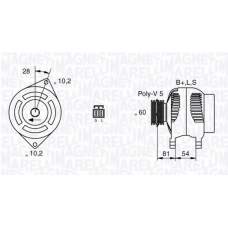 063532601010 MAGNETI MARELLI Генератор