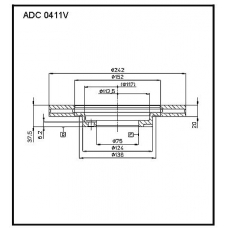 ADC 0411V Allied Nippon Гидравлические цилиндры