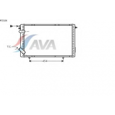 RT2126 AVA Радиатор, охлаждение двигателя