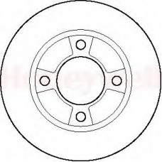 561449B BENDIX Тормозной диск