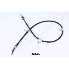 BC-K34L JAPANPARTS Трос, стояночная тормозная система
