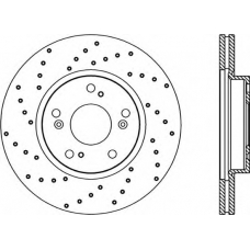 BDRS2218.25 OPEN PARTS Тормозной диск