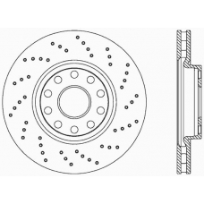 BDRS1233.25 OPEN PARTS Тормозной диск