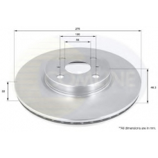 ADC01142V COMLINE Тормозной диск