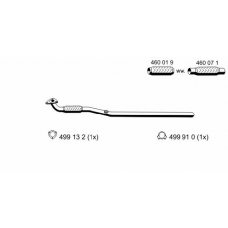 053402 ERNST Труба выхлопного газа