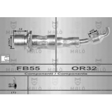 80128 Malo Тормозной шланг