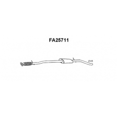 FA25711 VENEPORTE Предглушитель выхлопных газов