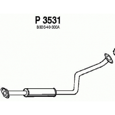 P3531 FENNO Средний глушитель выхлопных газов