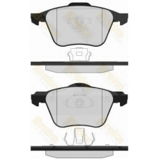 PA1583 BRAKE ENGINEERING Комплект тормозных колодок, дисковый тормоз