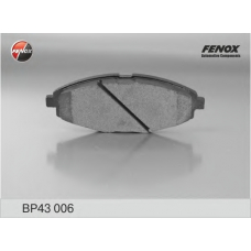 BP43006 FENOX Комплект тормозных колодок, дисковый тормоз