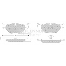 FB210157 FLENNOR Комплект тормозных колодок, дисковый тормоз