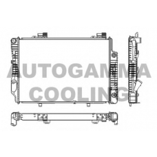 101317 AUTOGAMMA Радиатор, охлаждение двигателя