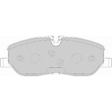 FD7159A NECTO Комплект тормозных колодок, дисковый тормоз