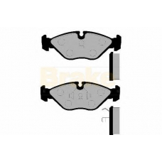 PA818 BRAKE ENGINEERING Комплект тормозных колодок, дисковый тормоз