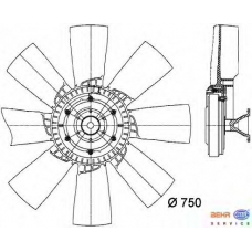 8MV 376 728-371 HELLA Вентилятор, охлаждение двигателя