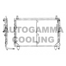101704 AUTOGAMMA Конденсатор, кондиционер