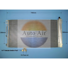 16-1351 AUTO AIR GLOUCESTER Конденсатор, кондиционер