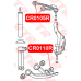 CR0110R VTR Сайлентблок нижнего рычага передней подвески