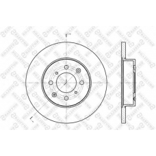 6020-4012-SX STELLOX Тормозной диск