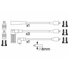 0 986 356 712 BOSCH Комплект проводов зажигания