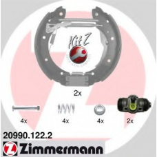 20990.122.2 ZIMMERMANN Комплект тормозных колодок