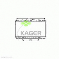 31-3579 KAGER Радиатор, охлаждение двигателя