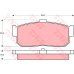 GDB1172 TRW Комплект тормозных колодок, дисковый тормоз